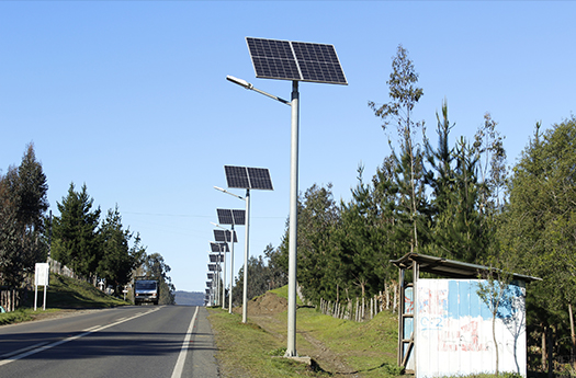 مشروع أضواء الشوارع بالطاقة الشمسية المنقسمة للطرق في جنوب أفريقيا
