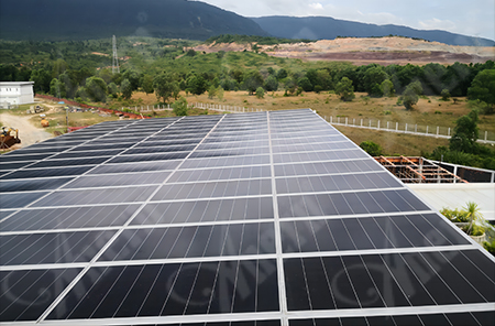 مشروع نظام طاقة شمسية على الشبكة بقدرة 50 كيلو وات في كامبوديا