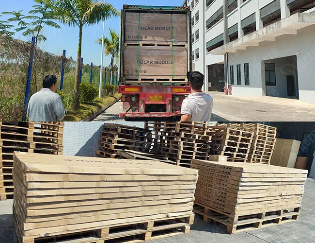 ألواح شمسية أحادية نصف خلية من النوع N