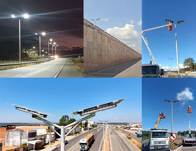 لوحة الطاقة الشمسية ضوء الشارع