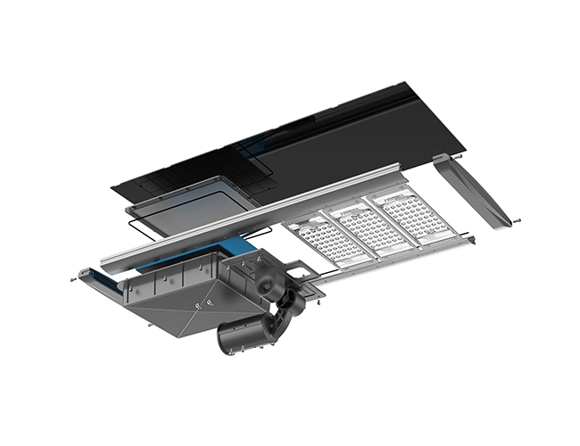 الكل في واحد مصنع ضوء الشارع بالطاقة الشمسية