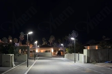 كوراكاو شاطئ البحر حديقة عطلة مشروع الإضاءة الشمسية